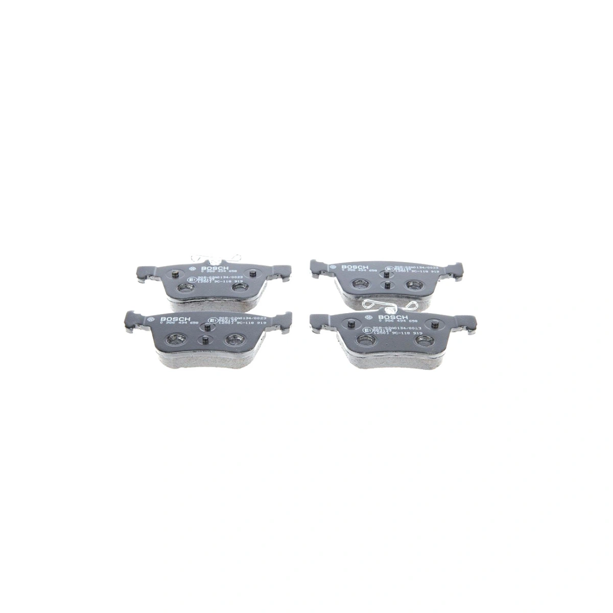 Bosch 0986494658 Arka Fren Balatası - Volkswagen Golf, Audi A3, Skoda Superb (2012-2024, 1.0-3.6L)