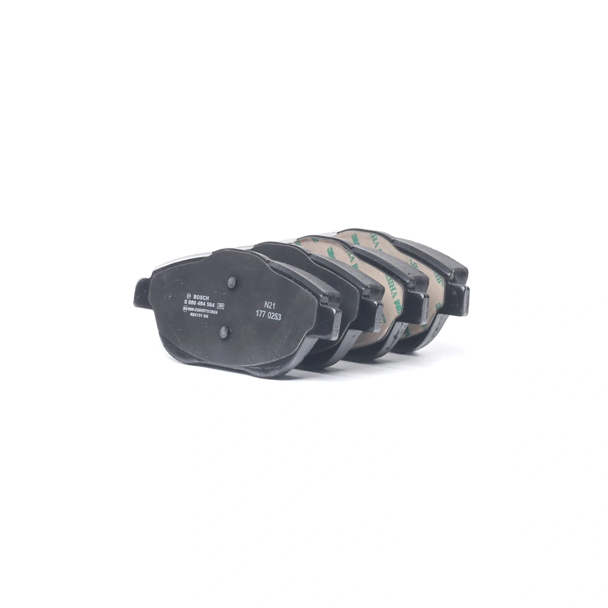 Bosch 0986494564 Ön Fren Balatası - Peugeot 208, Opel Corsa/Mokka (2013-2022, 1.2-1.6L)