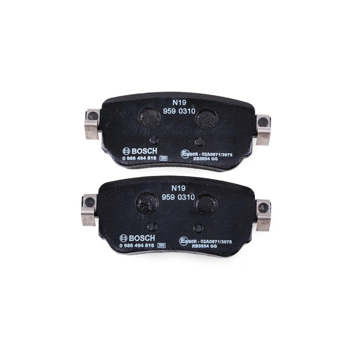 Bosch 0986494816 Arka Fren Balatası - Renault Kadjar, Nissan Qashqai/X-Trail (2002-2013, 1.2-2.5L)