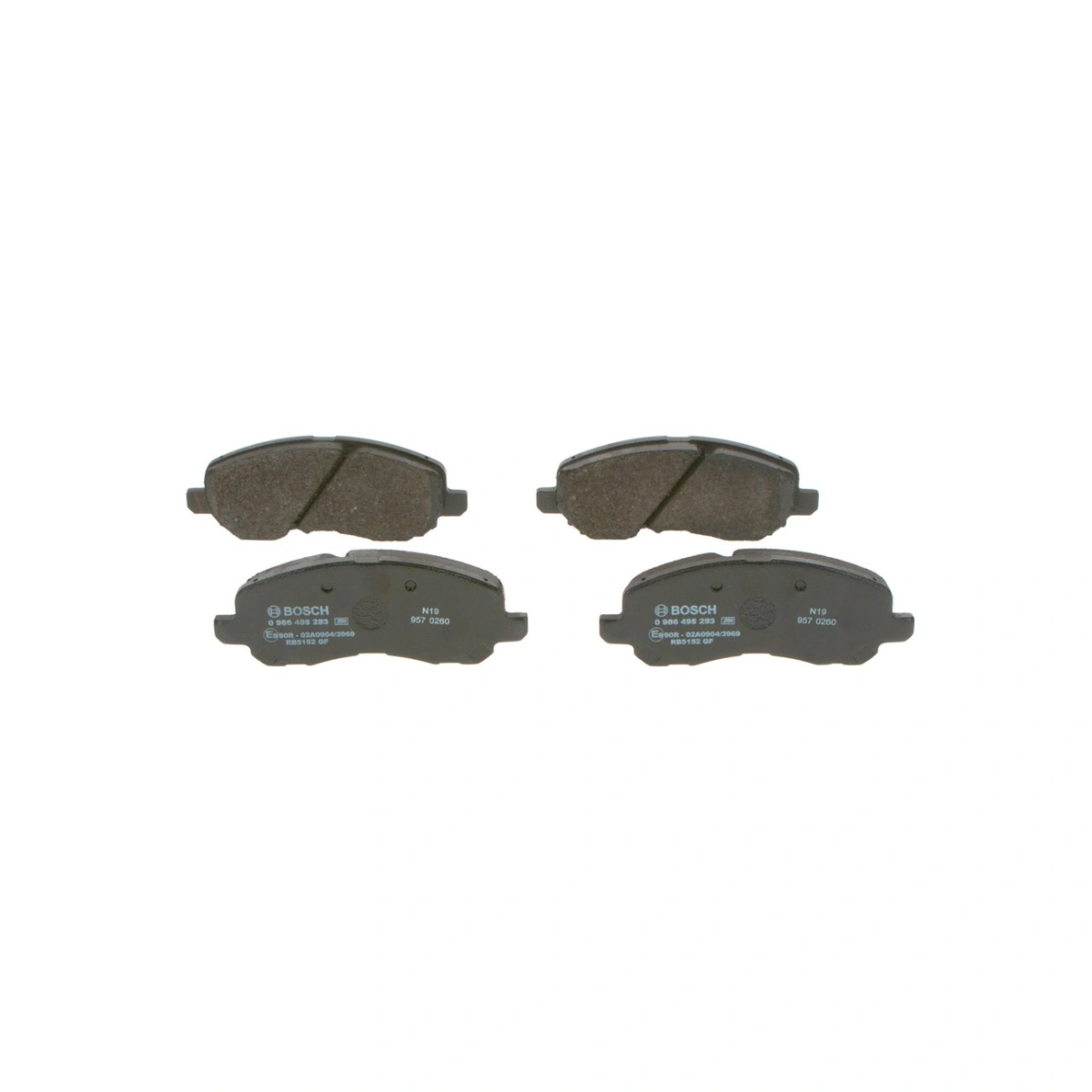 Bosch 0986495253 Ön Fren Balatası - Citroen C4, Mitsubishi Asx, Chrysler Sebring (1996-2022, 1.3-3.5L)