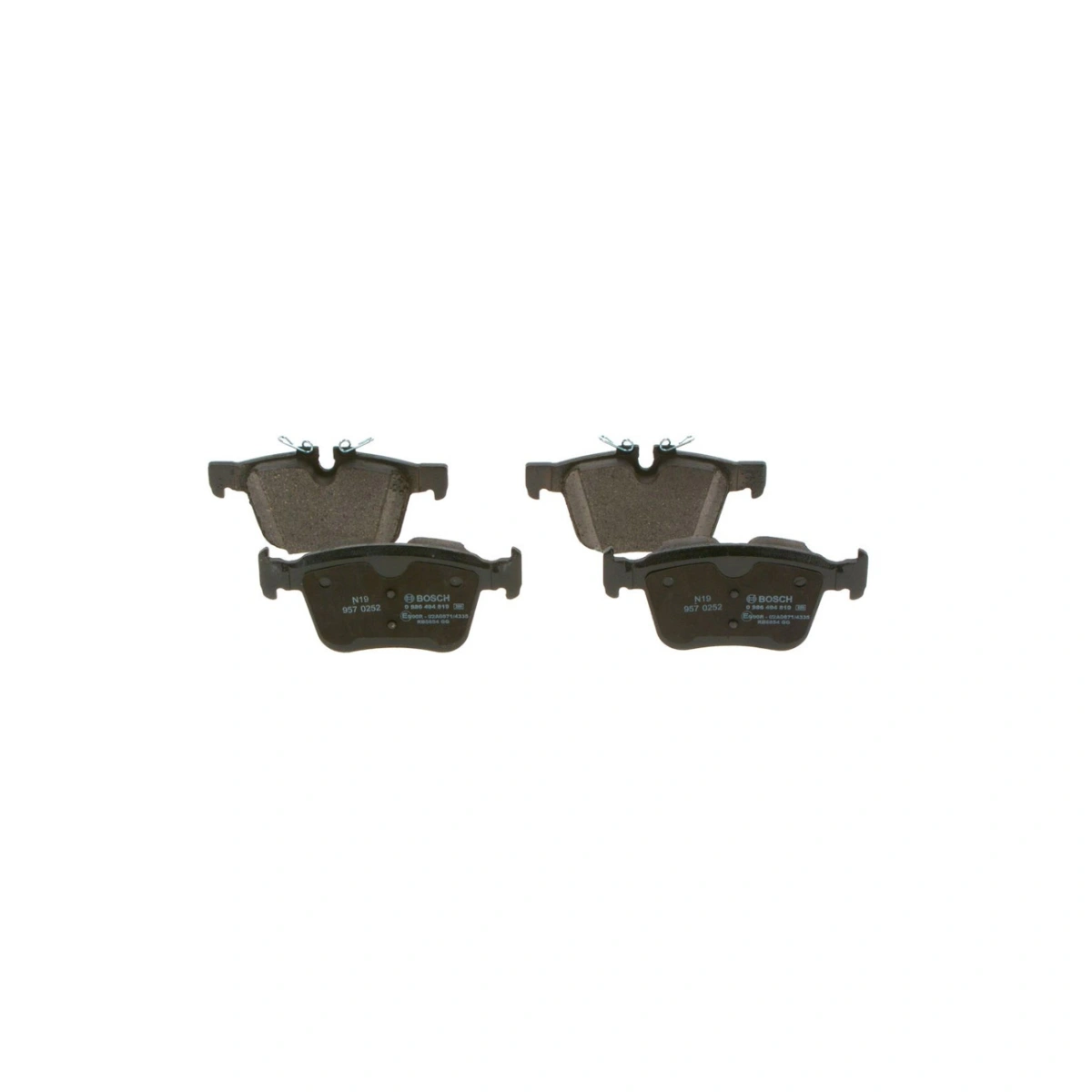 Bosch 0986494819 Arka Fren Balatası - Volvo Xc40, Land Rover Discovery, Land Rover (Chery) Discovery (2011-2023, 1.5-3.0L)