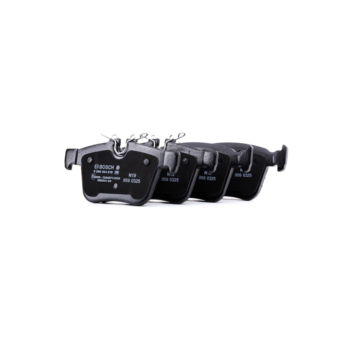 Bosch 0986494819 Arka Fren Balatası - Volvo Xc40, Land Rover Discovery, Land Rover (Chery) Discovery (2011-2023, 1.5-3.0L)