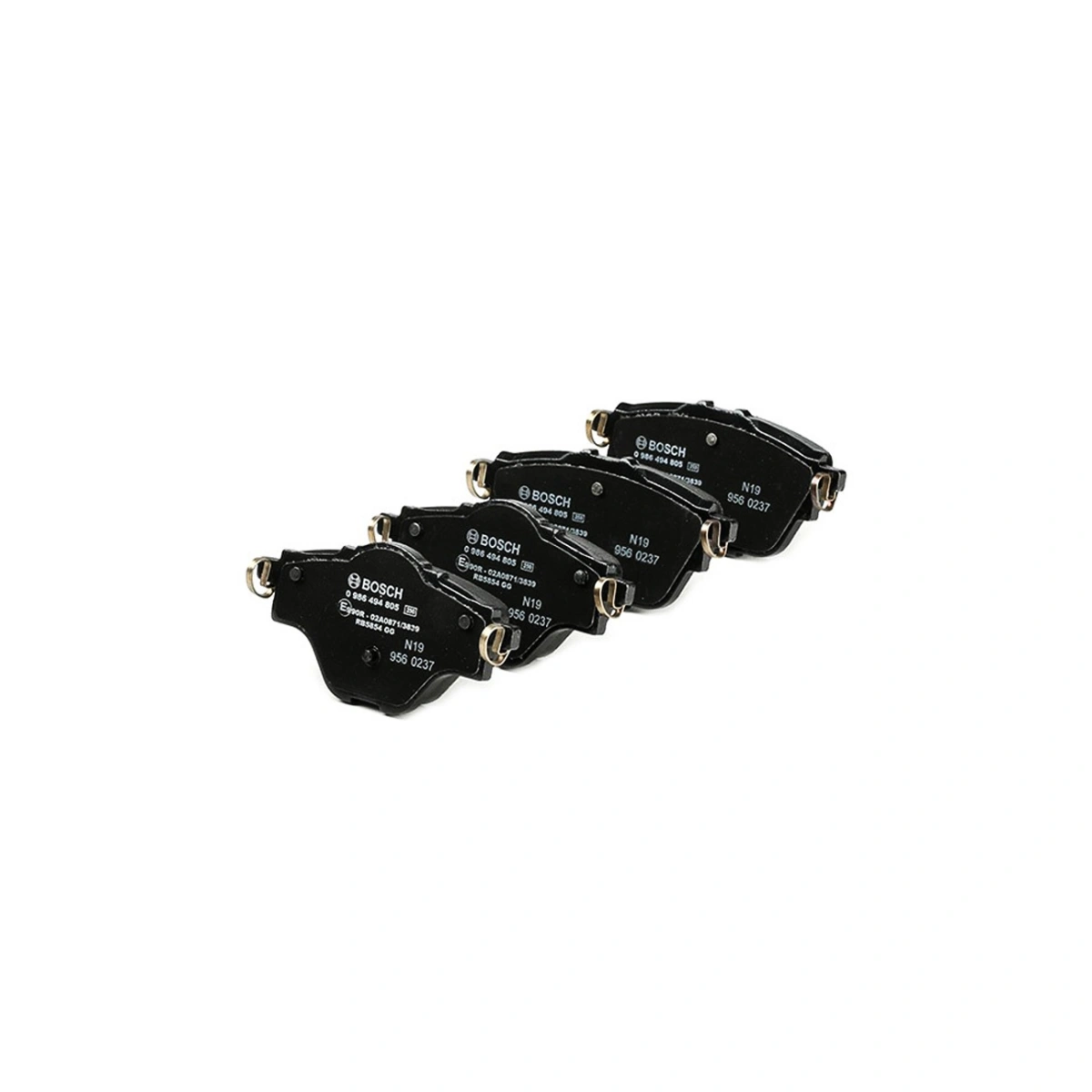 Bosch 0986494805 Arka Fren Balatası - Peugeot 5008, Citroen C4, Opel Astra (2013-2023, 1.2-2.4L)