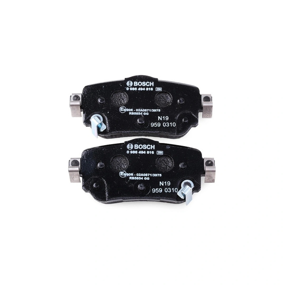 Bosch 0986494816 Arka Fren Balatası - Renault Kadjar, Nissan Qashqai/X-Trail (2002-2013, 1.2-2.5L)