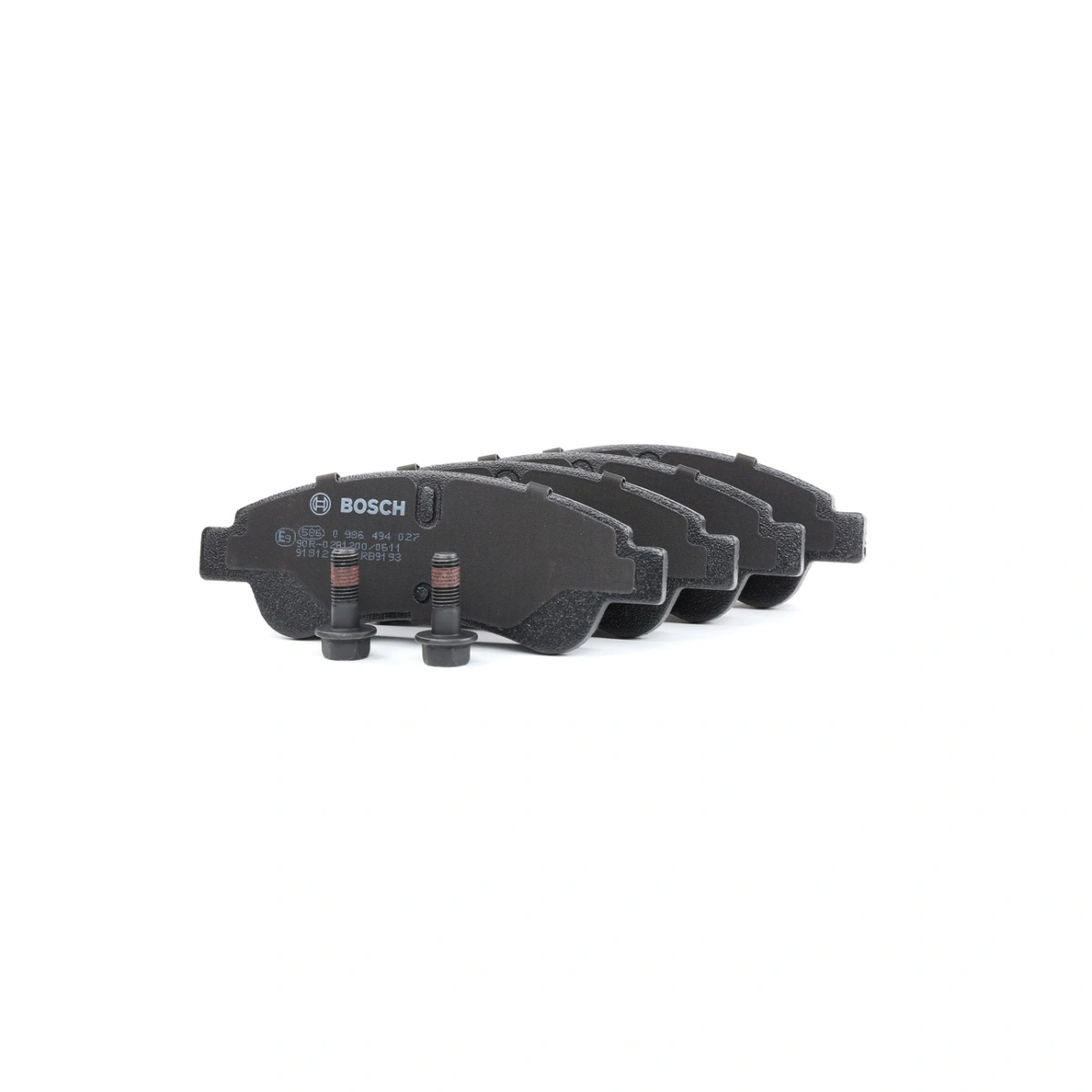 Bosch 0986494027 Ön Fren Balatası - Peugeot 208, Citroen C3, Opel Corsa (1996-2019, 1.0-2.0L)