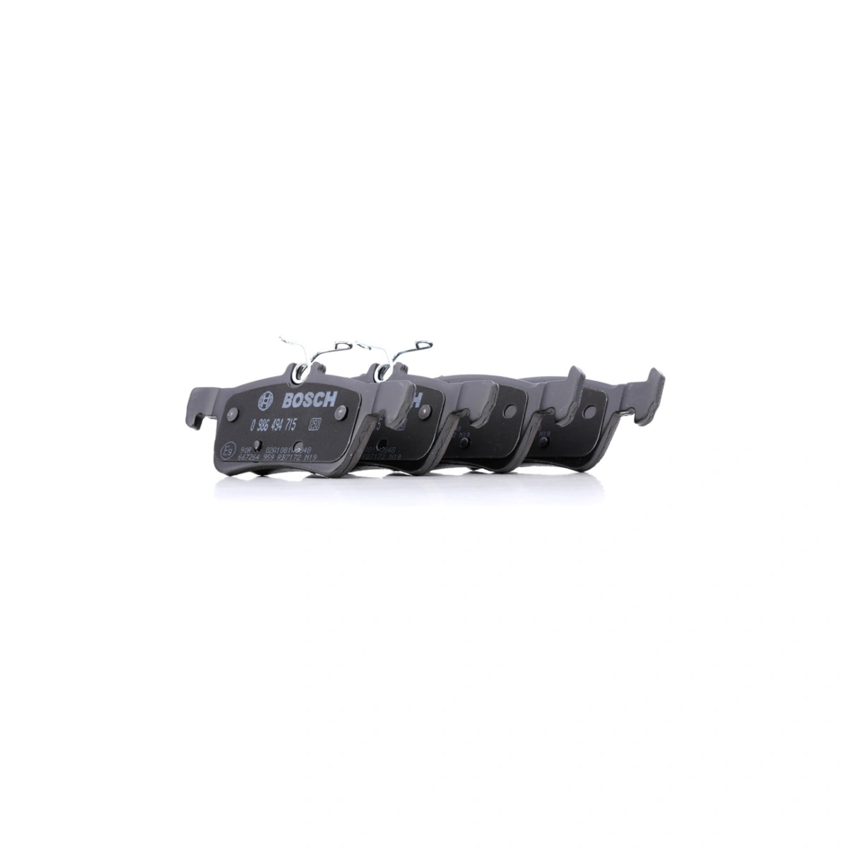 Bosch 0986494715 Arka Fren Balatası - Peugeot 308 (2013-2021, 1.2-2.0L)