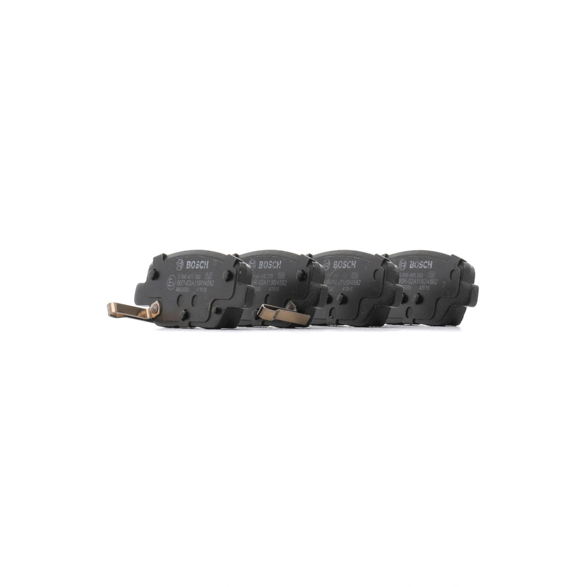 Bosch 0986495393 Arka Fren Balatası - Fiat Tipo / Egea (2015-2020, 1.0-1.6L)