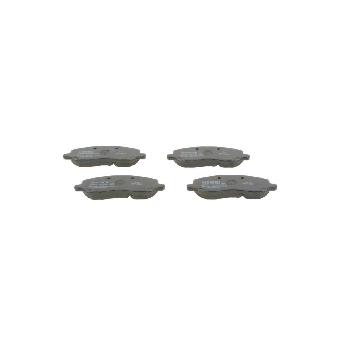 Bosch 0986495253 Ön Fren Balatası - Citroen C4, Mitsubishi Asx, Chrysler Sebring (1996-2022, 1.3-3.5L)