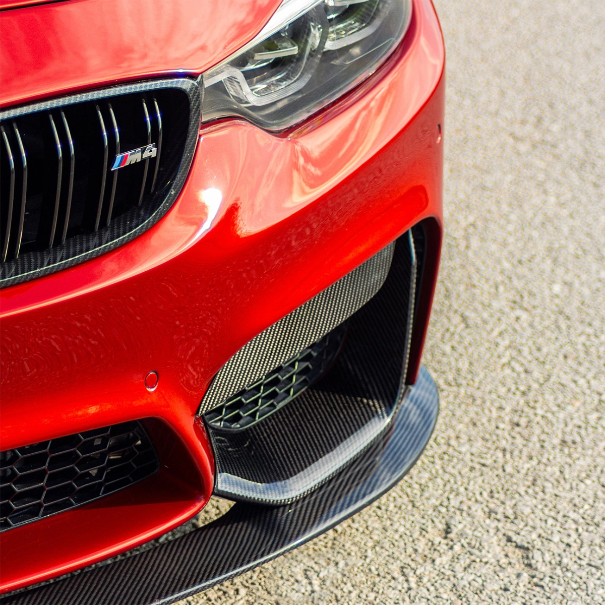 CS Carbon F8X Karbon Ön Tampon Flap - Bmw F80/F82