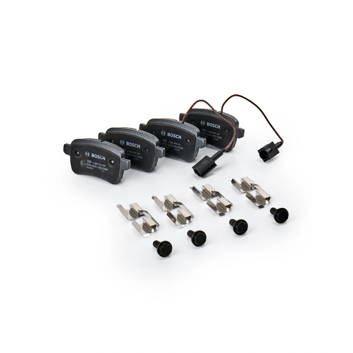 Bosch 0986495305 Arka Fren Balatası - Alfa Romeo Giulietta (2010-2020, 1.4-2.0L)