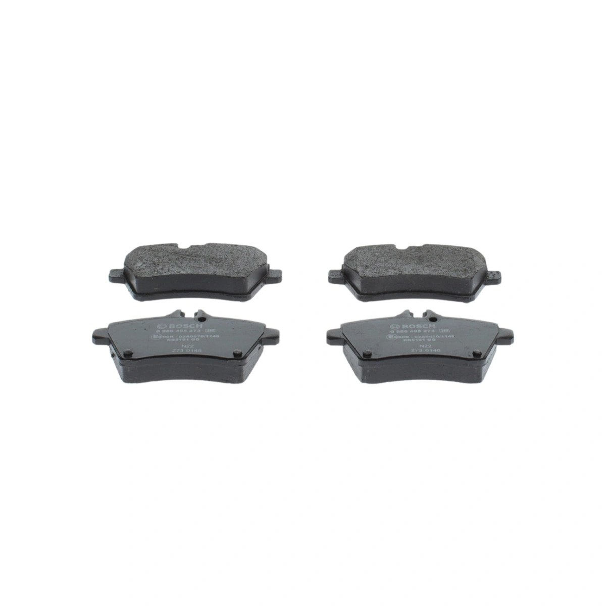 Bosch 0986495273 Ön Fren Balatası - Mercedes A-Serisi/B-Serisi (2004-2012)