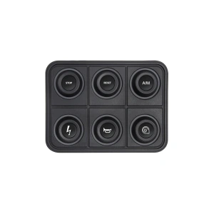 ECUMaster CAN Keyboard 6 Pozisyon - IP67, RGB LED, 4 Kablo