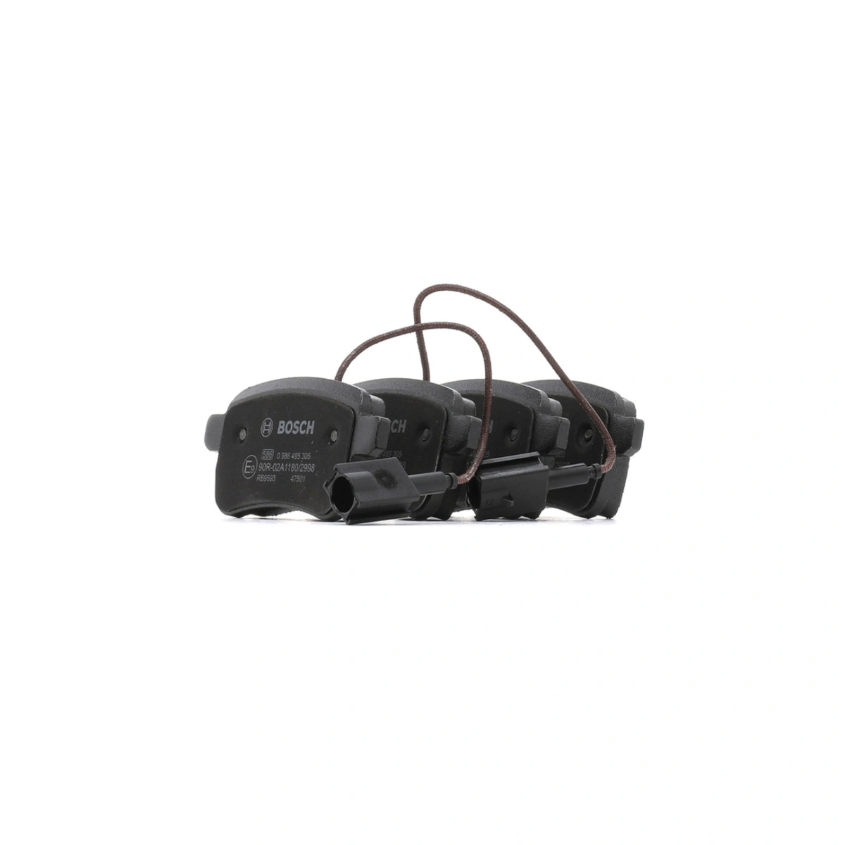 Bosch 0986495305 Arka Fren Balatası - Alfa Romeo Giulietta (2010-2020, 1.4-2.0L)