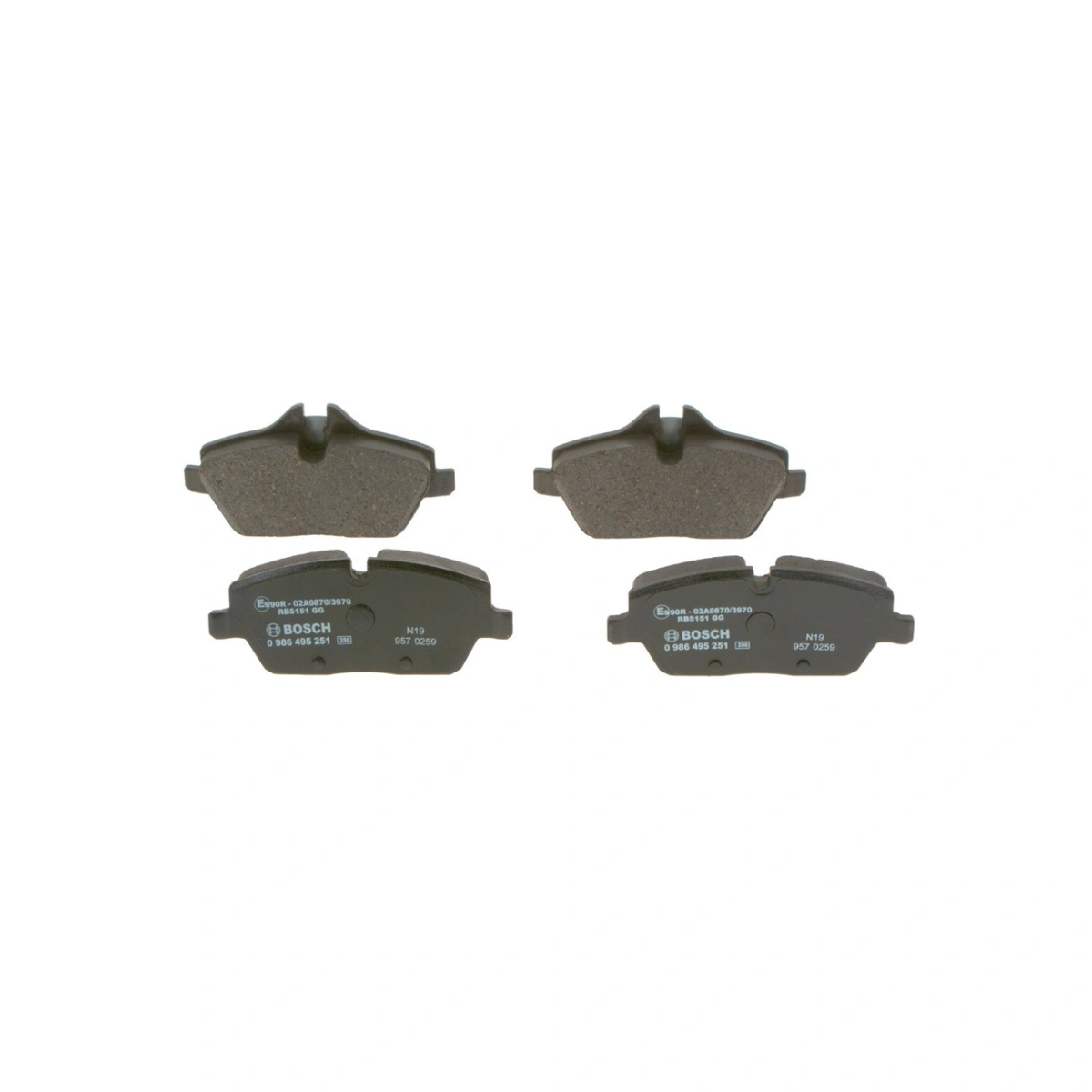 Bosch 0986495251 Ön Fren Balatası - Mini Mini, Bmw 1/2 (2004-2024)