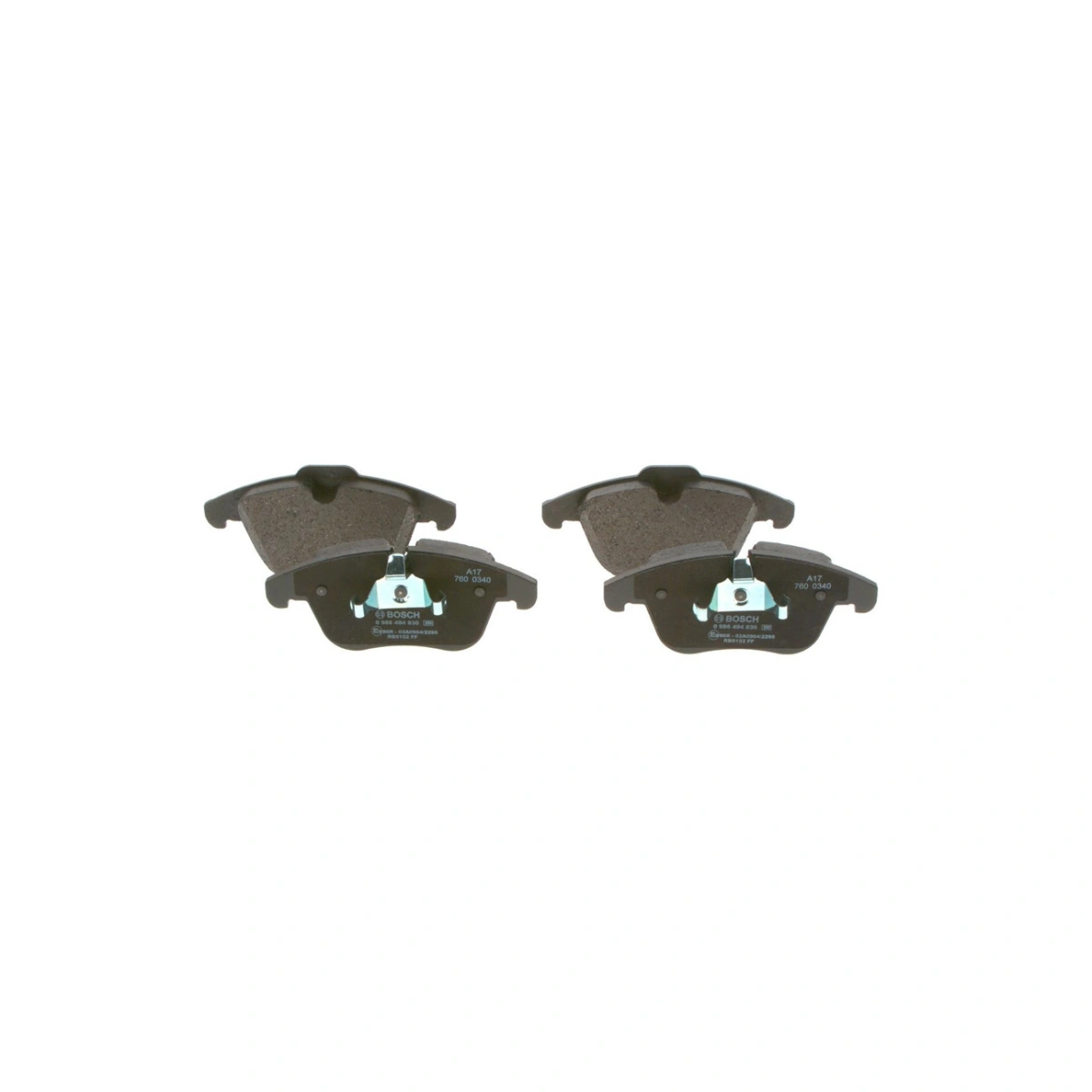 Bosch 0986494830 Ön Fren Balatası - Jaguar XE / XF / F-Pace / E-Pace, Land Rover Discovery Sport / Range Rover Evoque / Velar (2015-)