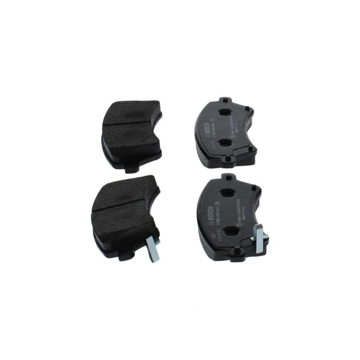 Bosch 0986495243 Ön Fren Balatası - Toyota Corolla (2001-2008, 1.4-2.0L)