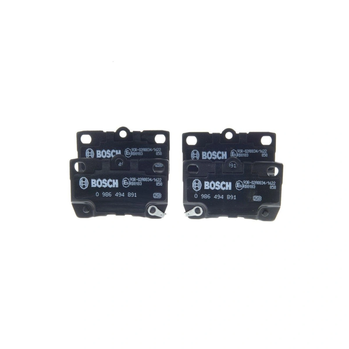 Bosch 0986494891 Arka Fren Balatası - Lexus Is/Gs, Toyota Crown (2003-2015, 2.5-4.3L)