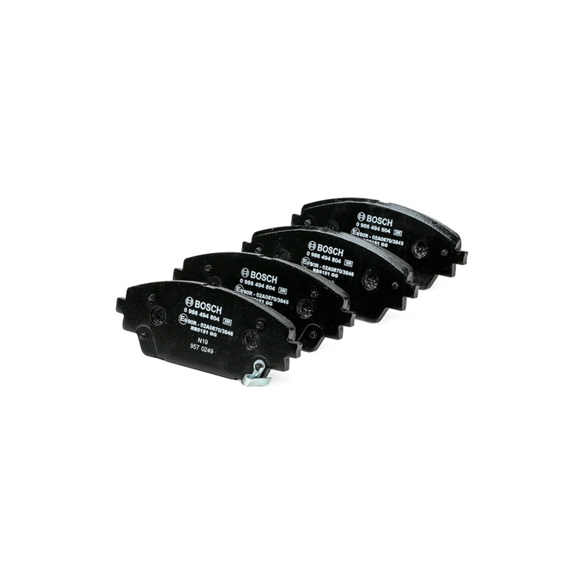 Bosch 0986494804 Ön Fren Balatası - Mazda Cx-3/Cx-30/3 (2013-2019, 1.5-2.2L)