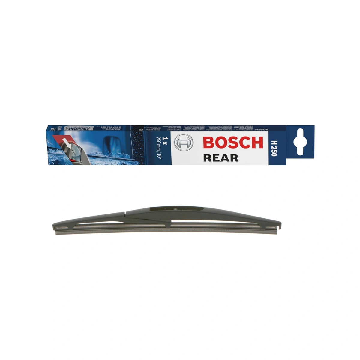 Bosch 3397011629 H250 Arka Silecek - 250 (10") - Citroen C4 Aircross/Mazda CX-3/Mini Clubman/Mitsubishi ASX/Peugeot 4008/Suzuki Swift-SX4-Vitara