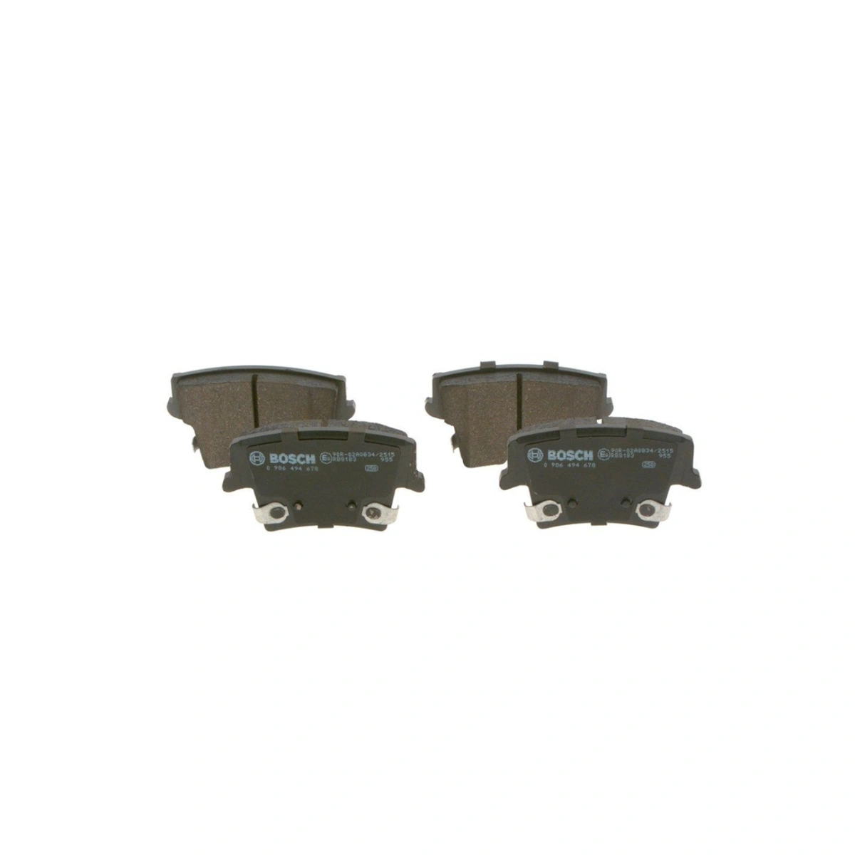 Bosch 0986494678 Arka Fren Balatası - Chrysler 300C, Dodge Challenger (2004-2014, 2.7-6.4L)