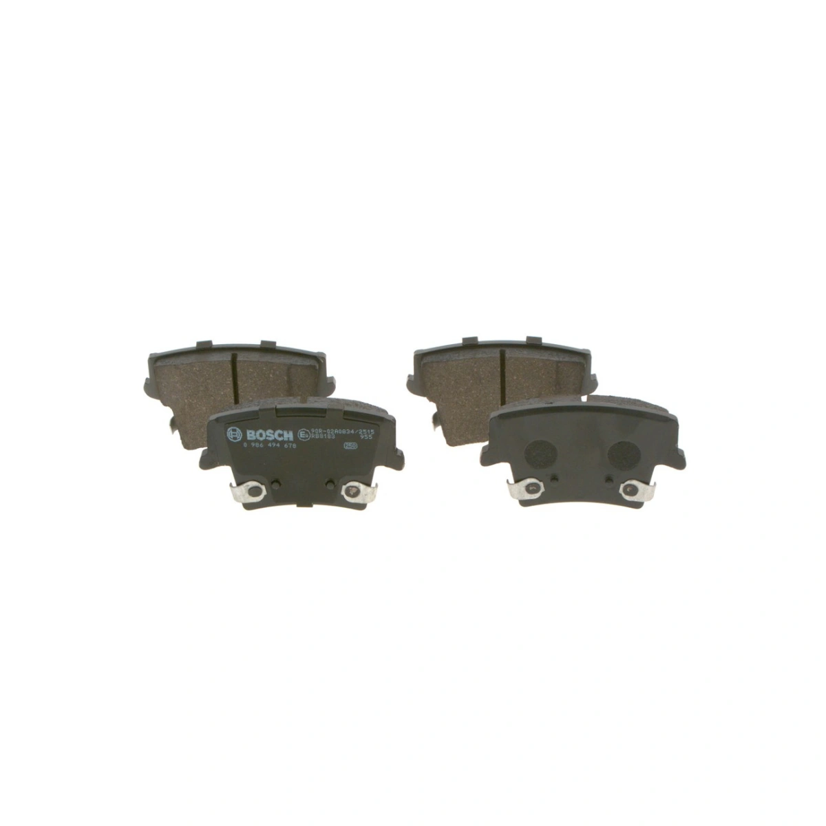 Bosch 0986494678 Arka Fren Balatası - Chrysler 300C, Dodge Challenger (2004-2014, 2.7-6.4L)