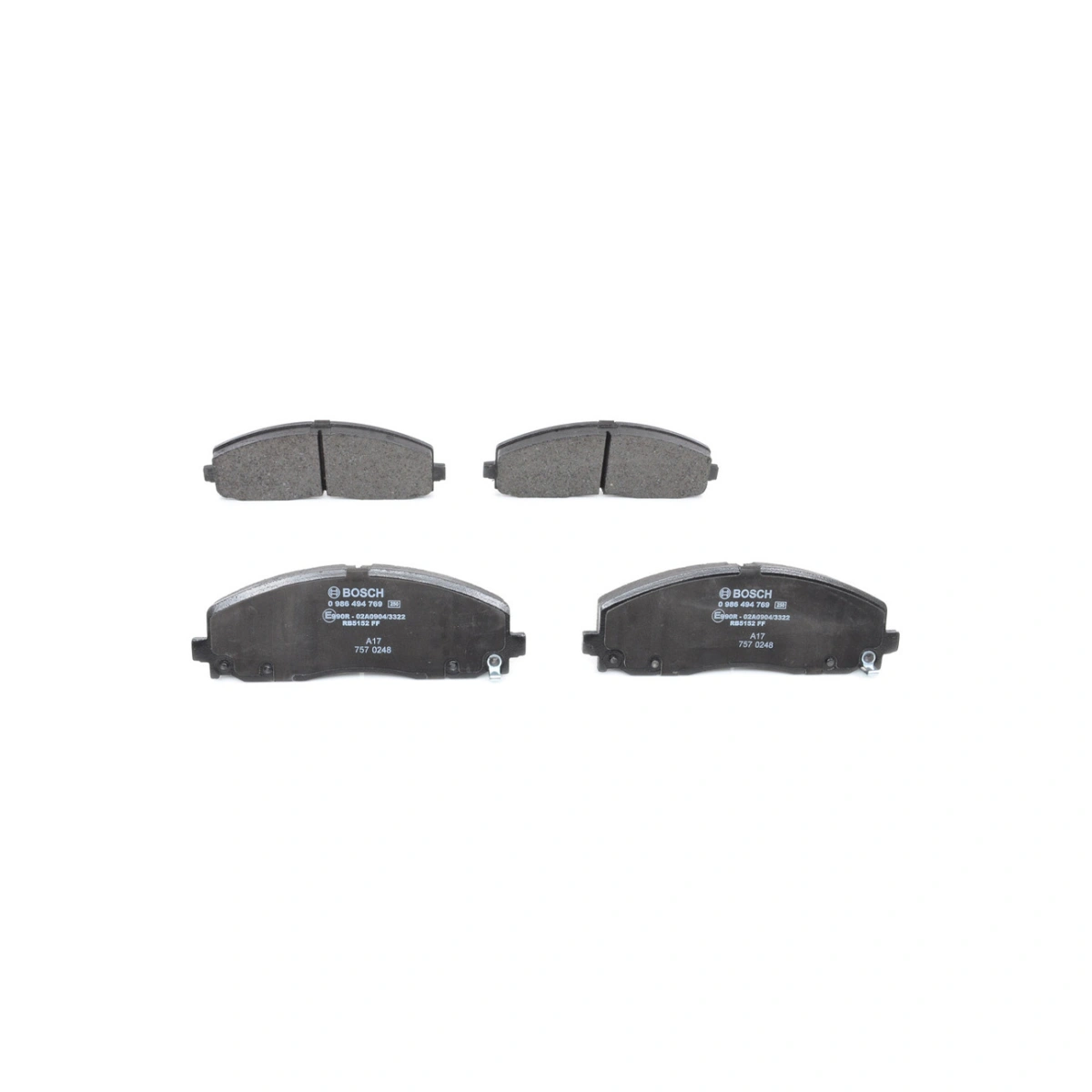 Bosch 0986494769 Ön Fren Balatası - Fiat Freemont, Jeep Wrangler (2011-2015, 2.0-3.6L)