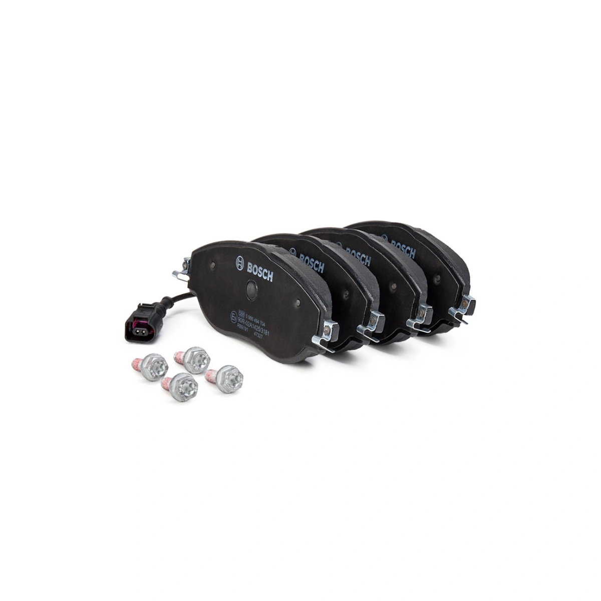 Bosch 0986494704 Ön Fren Balatası - Volkswagen Golf, Audi A3, Skoda Octavia (2008-2024, 1.0-3.6L)