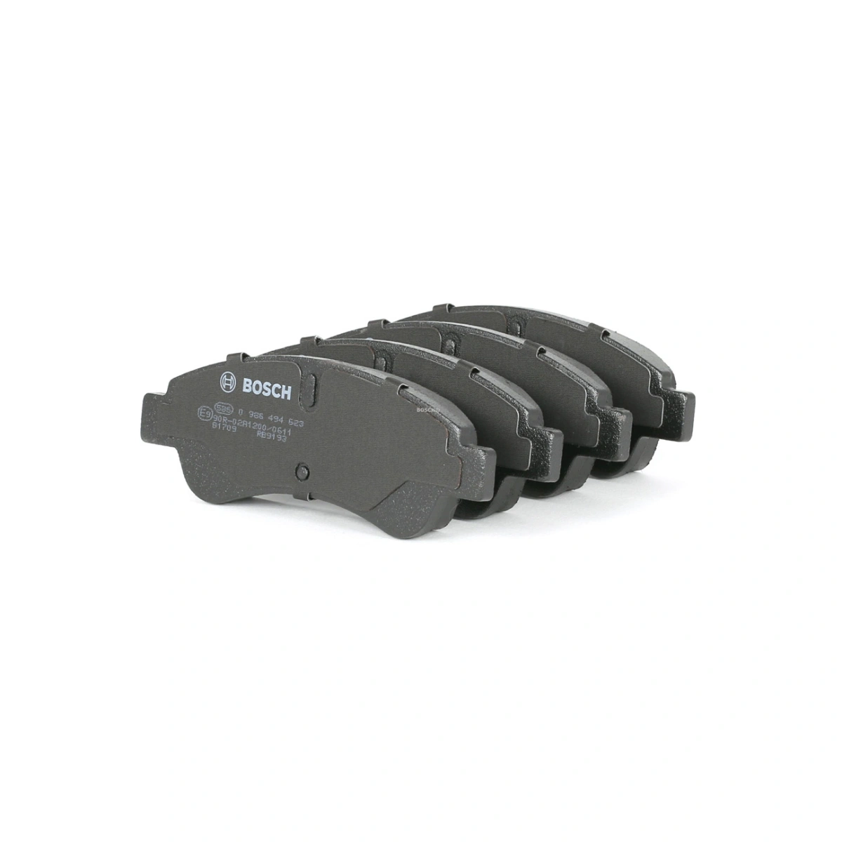 Bosch 0986494623 Fren Balatası - Peugeot 208, Citroen C3, Opel Corsa (1996-2019, 1.0-2.0L)