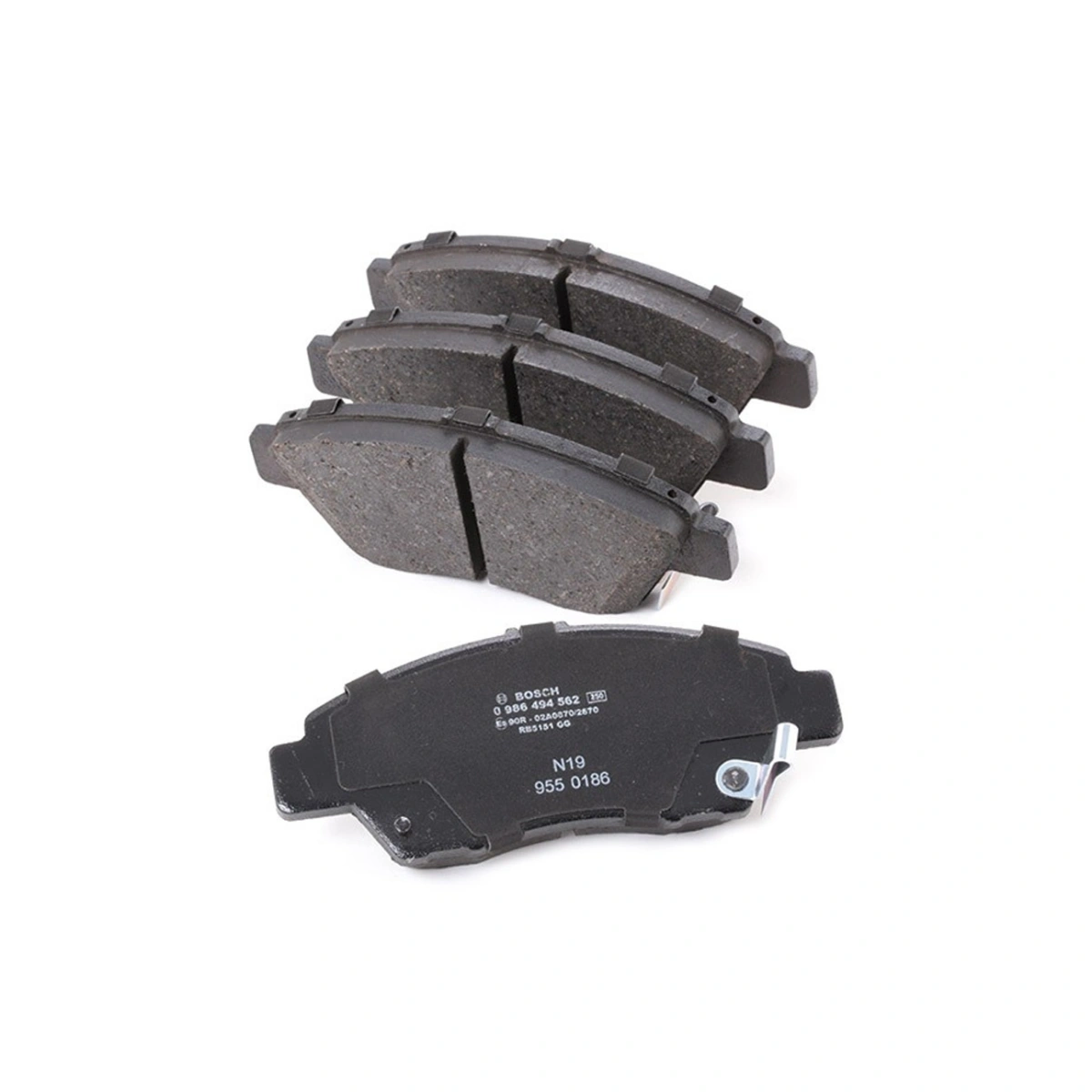 Bosch 0986494562 Ön Fren Balatası - Honda Jazz/Cr-Z/Insight (2008-2013, 1.2-1.5L)