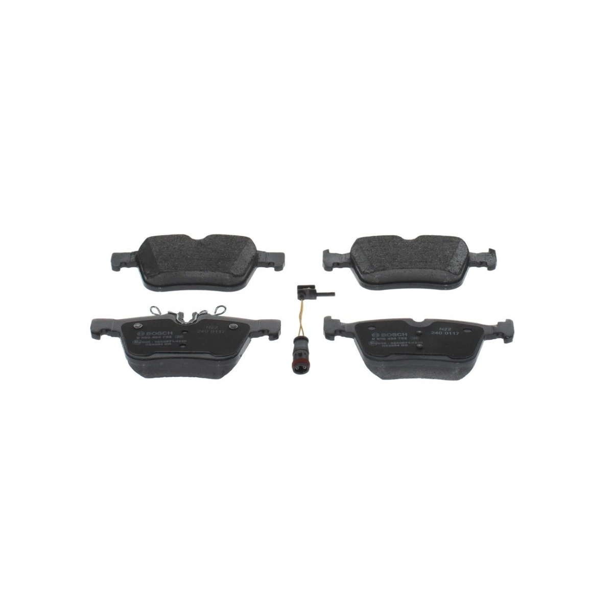 Bosch 0986494752 Arka Fren Balatası - Mercedes C-Serisi/Slc (2013-2023)