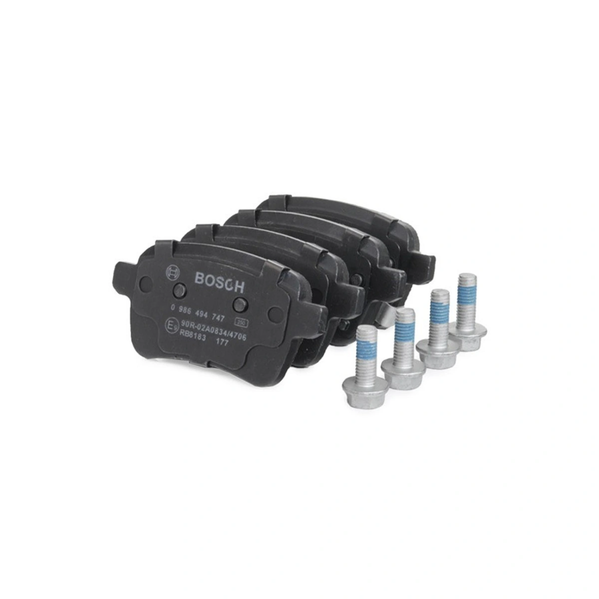 Bosch 0986494747 Arka Fren Balatası - Opel Corsa/Adam (2012-2019, 1.0-1.6L)