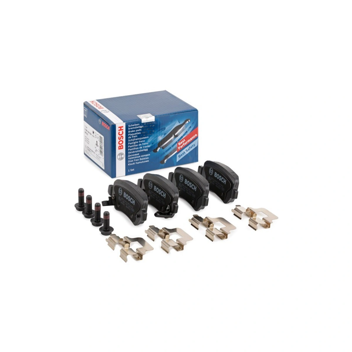 Bosch 0986494654 Arka Fren Balatası - Opel Astra/Corsa, Kia Venga (1998-2019, 1.2-2.2L)
