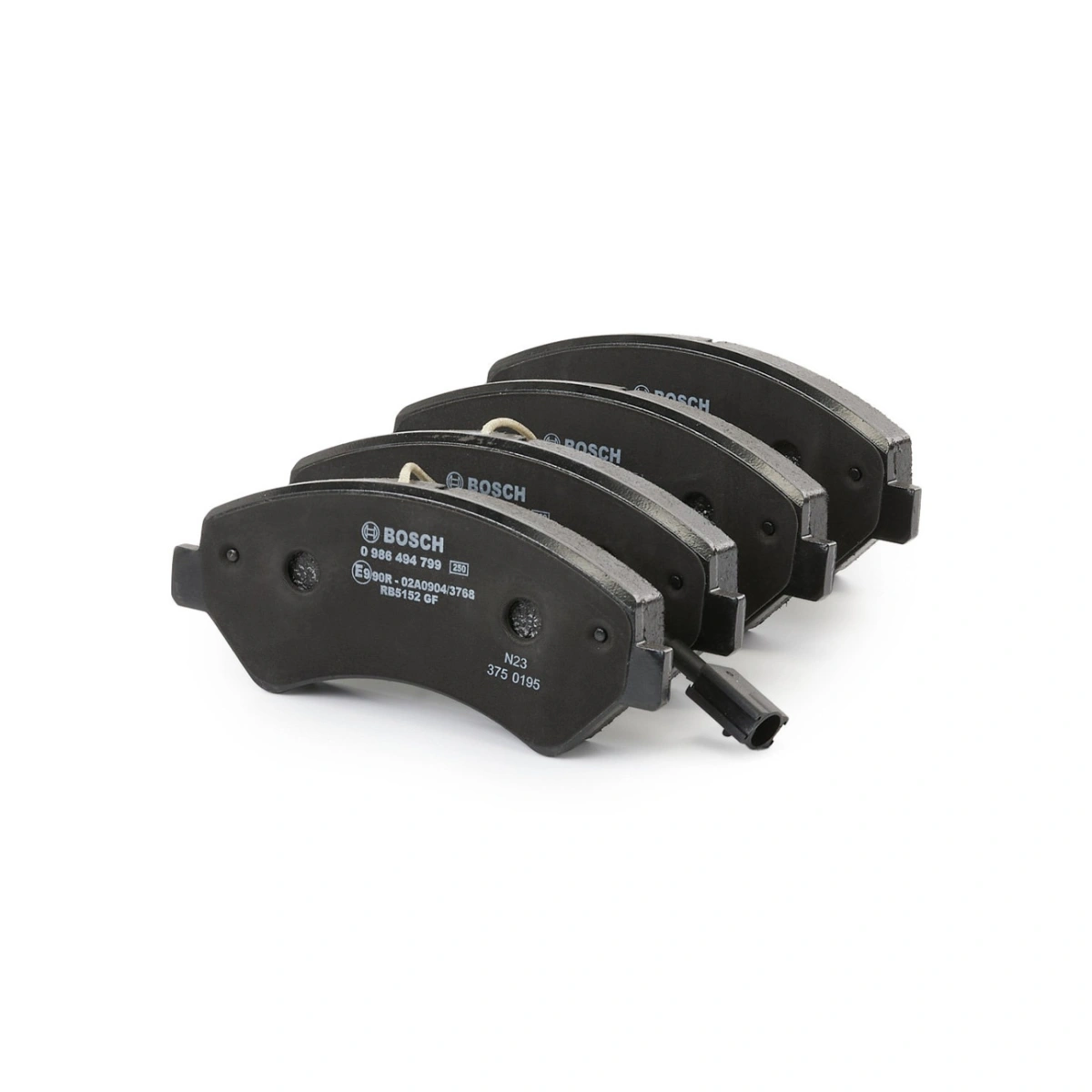 Bosch 0986494799 Ön Fren Balatası - Fiat Ducato, Peugeot Boxer, Citroen Jumper (2006-2023, 2.0-3.0L)