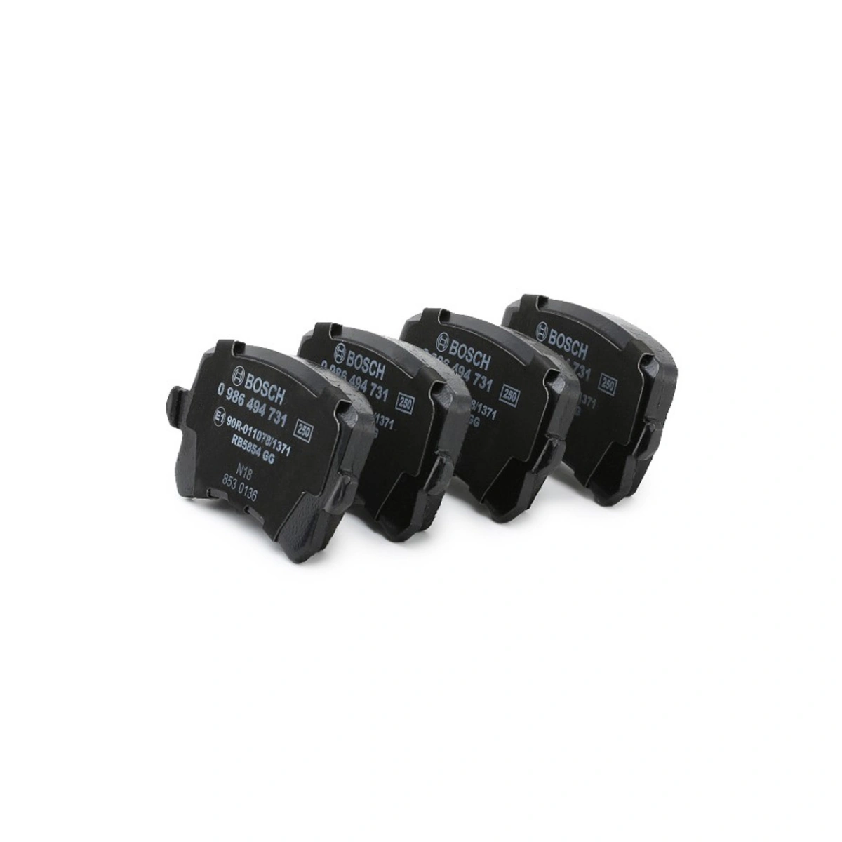 Bosch 0986494731 Arka Fren Balatası - Volkswagen Passat, Audi A6, Seat Alhambra (2004-2022, 1.4-4.2L)