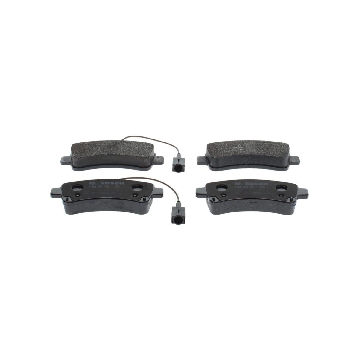 Bosch 0986494765 Arka Fren Balatası - Fiat Ducato, Peugeot Boxer, Citroen Jumper (2006-2023, 2.0-3.0L)