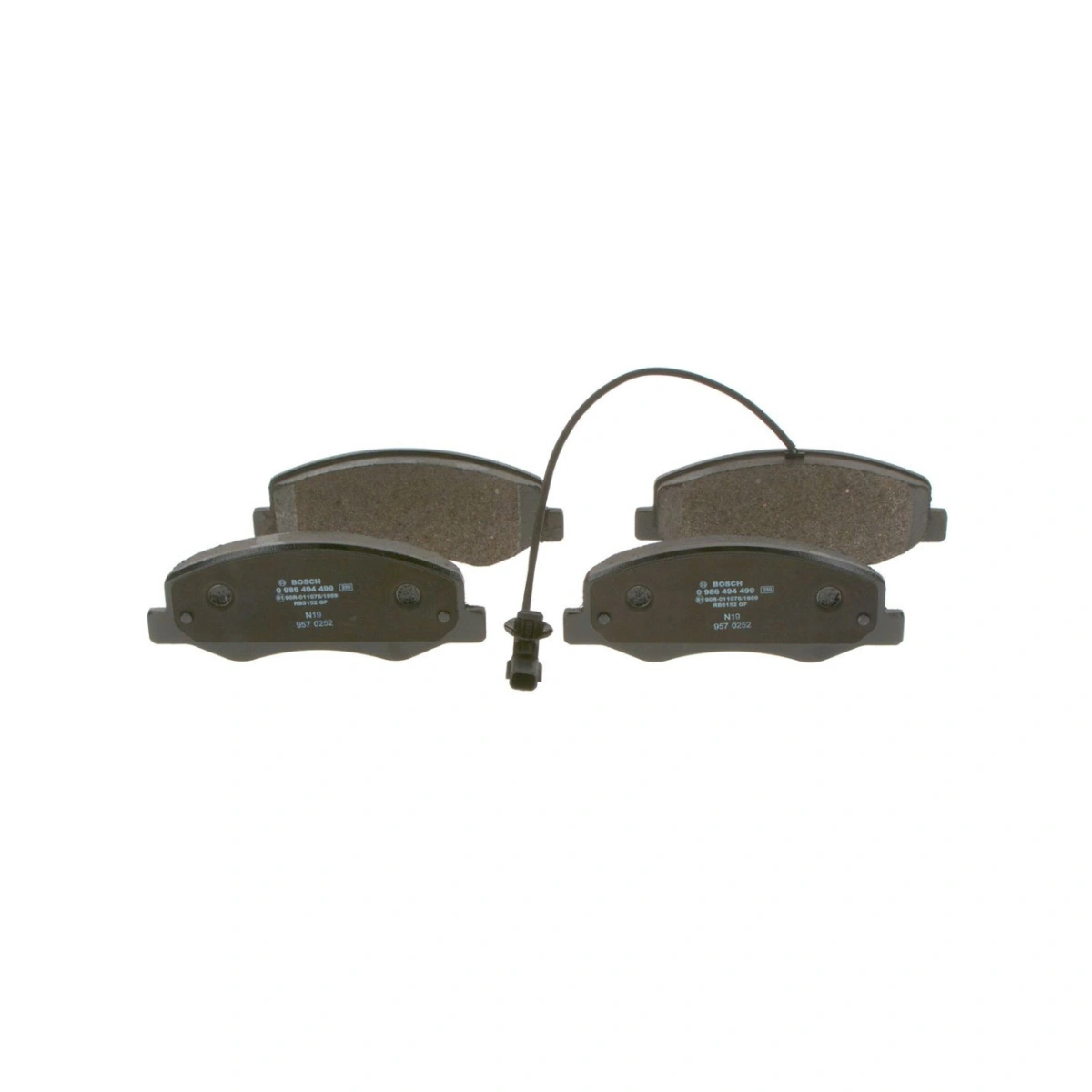 Bosch 0986494499 Arka Fren Balatası - Nissan Nv400, Renault Master, Opel Moo (2010-2021, 2.3L)