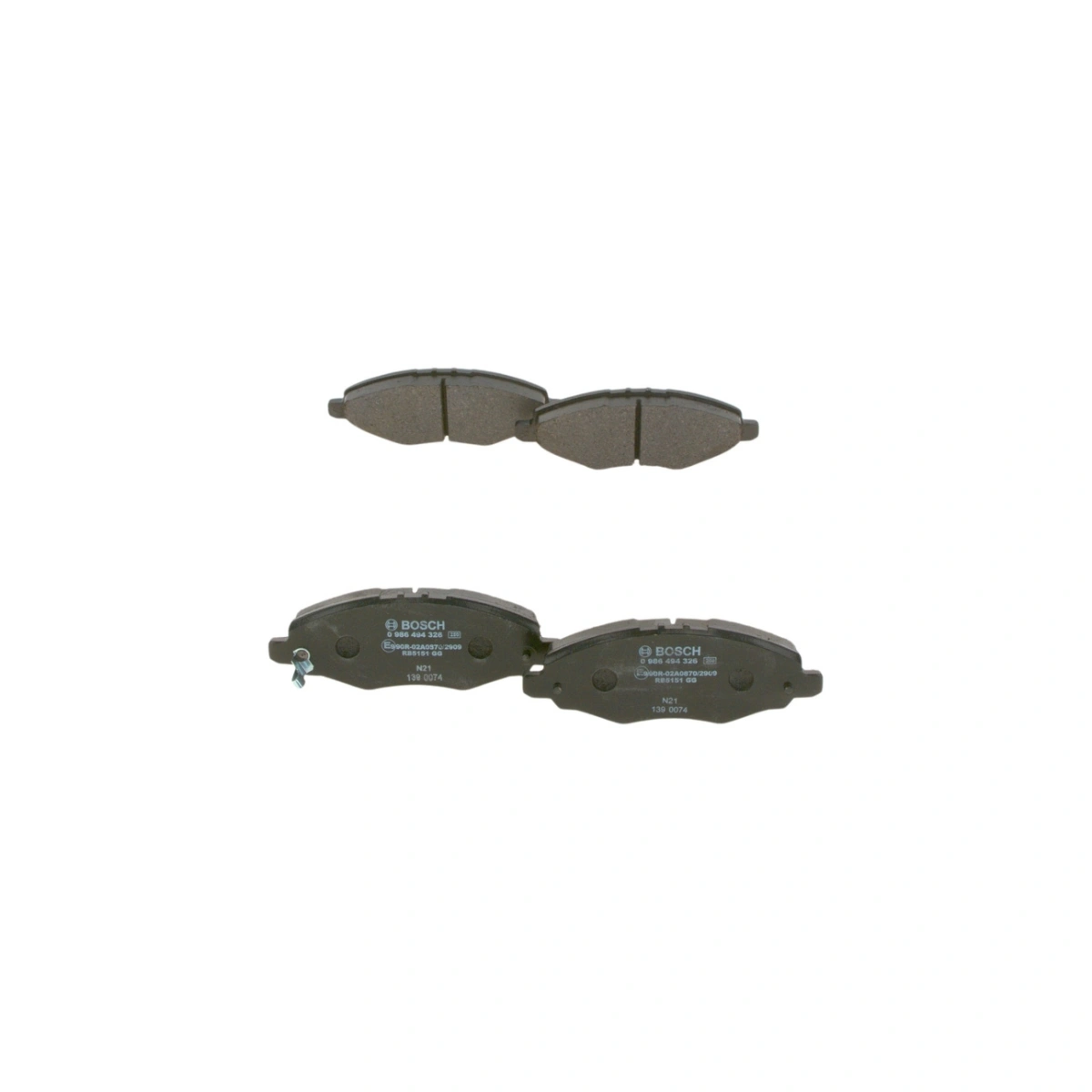 Bosch 0986494326 Ön Fren Balatası - Toyota Hilux (2005-2015, 2.0-2.7L)