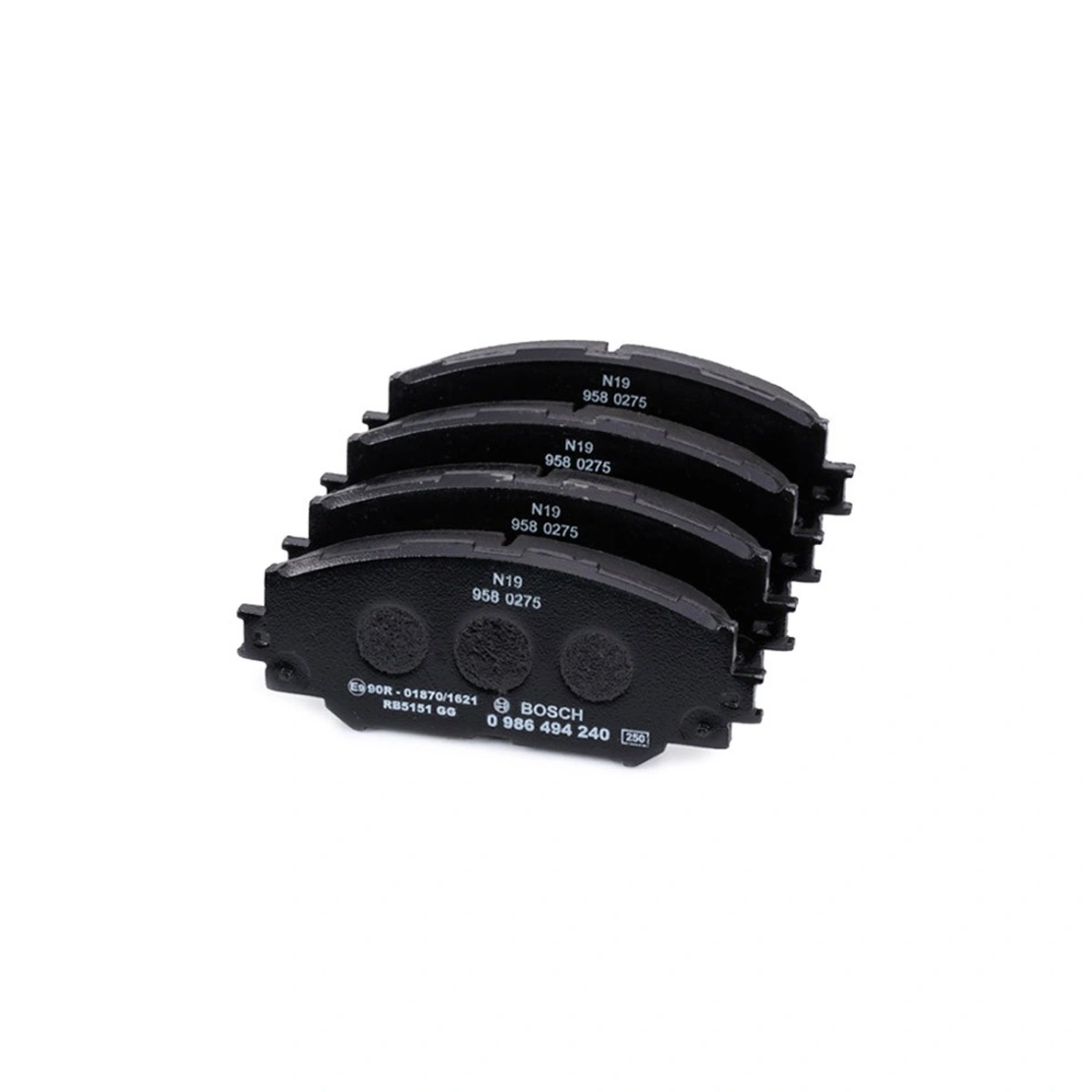 Bosch 0986494240 Ön Fren Balatası - Toyota Corolla/Auris, Subaru Trezia (2005-2019, 1.3-2.5L)