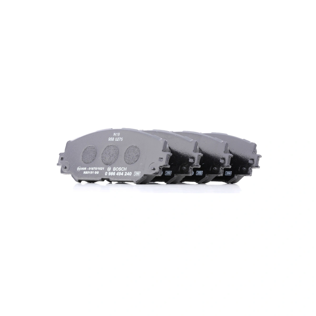 Bosch 0986494240 Ön Fren Balatası - Toyota Corolla/Auris, Subaru Trezia (2005-2019, 1.3-2.5L)