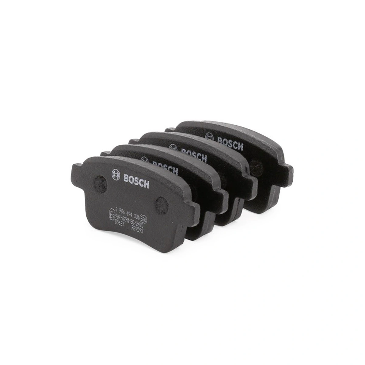 Bosch 0986494331 Arka Fren Balatası - Renault Kangoo (2008-2012, 1.2-1.6L)