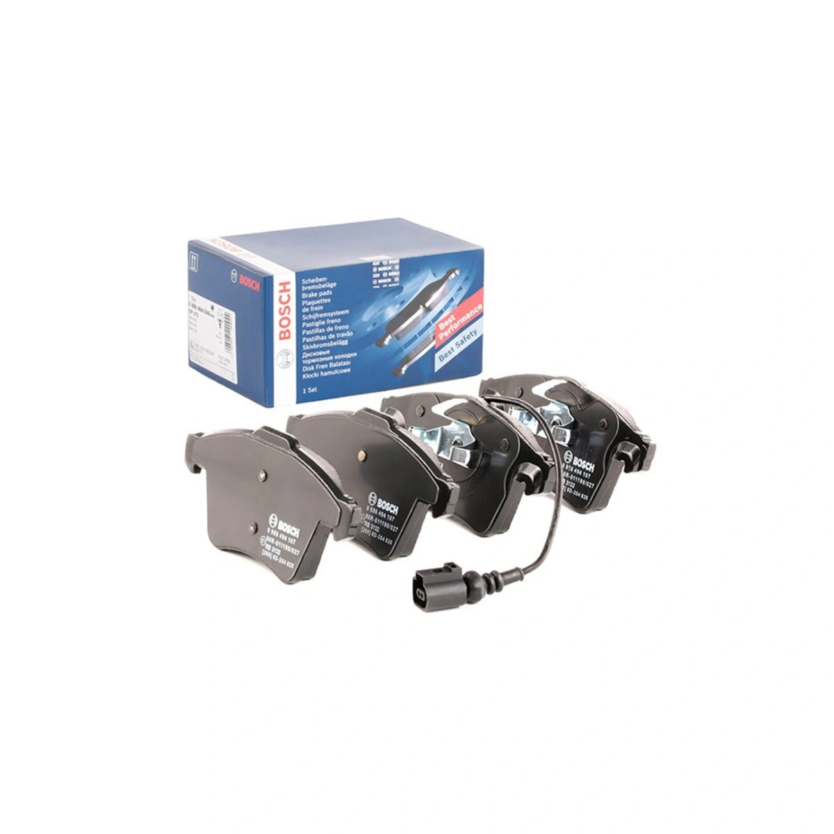 Bosch 0986494107 Ön Fren Balatası - Volkswagen Transporter/Multi/California (2003-2024, 1.9-3.2L)