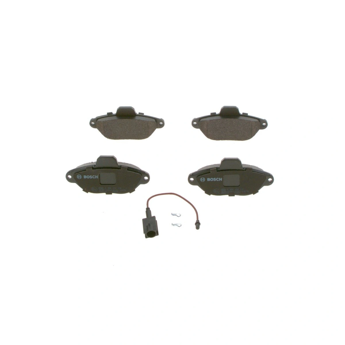 Bosch 0986494115 Ön Fren Balatası - Fiat 500/Panda (2003-2013, 1.1-1.2L)