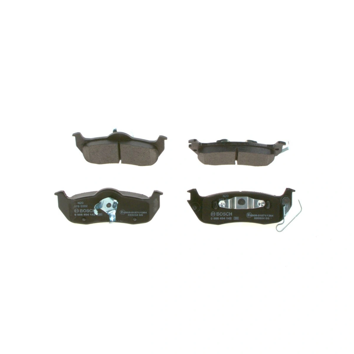 Bosch 0986494142 Arka Fren Balatası - Infiniti Qx56, Jeep Grand, Nissan Armada (2003-2015, 3.0-6.1L)