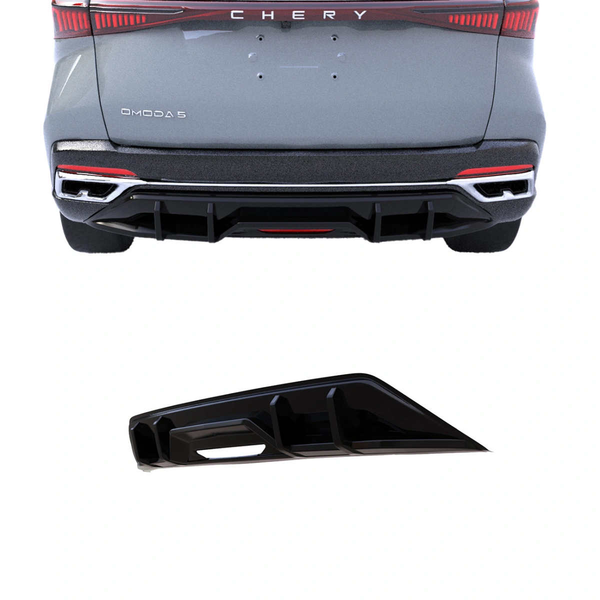 Apex Aero Design - Chery Omoda 5 (2022-) Arka Tampon Eki - Rear Valance