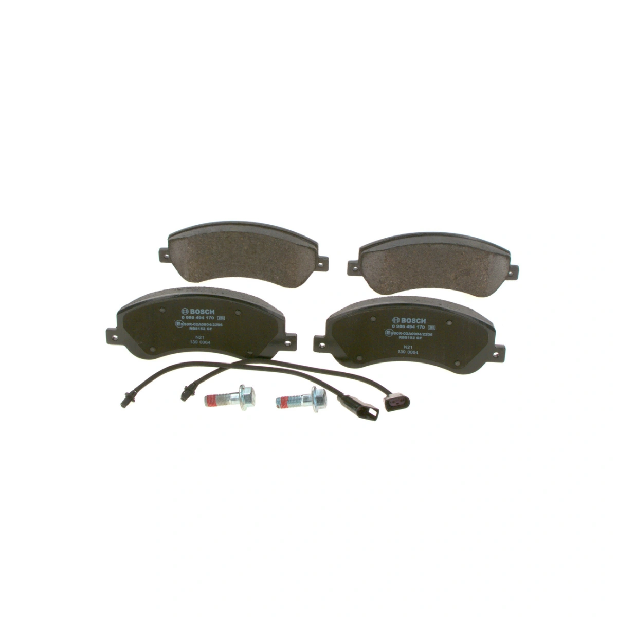 Bosch 0986494170 Ön Fren Balatası - Volkswagen Amarok, Ford Transit (2006-2022, 2.0-3.2L)