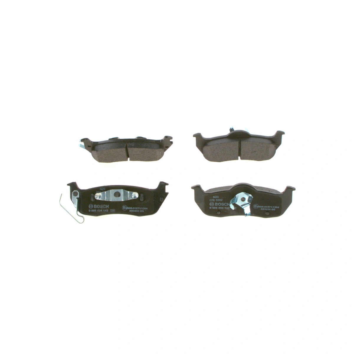 Bosch 0986494142 Arka Fren Balatası - Infiniti Qx56, Jeep Grand, Nissan Armada (2003-2015, 3.0-6.1L)