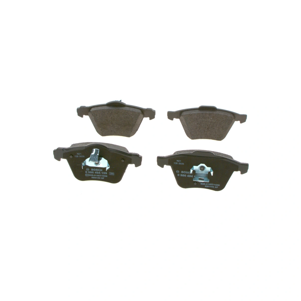 Bosch 0986494159 Ön Fren Balatası - Volvo Xc90 (2002-2014, 2.4-3.2L)