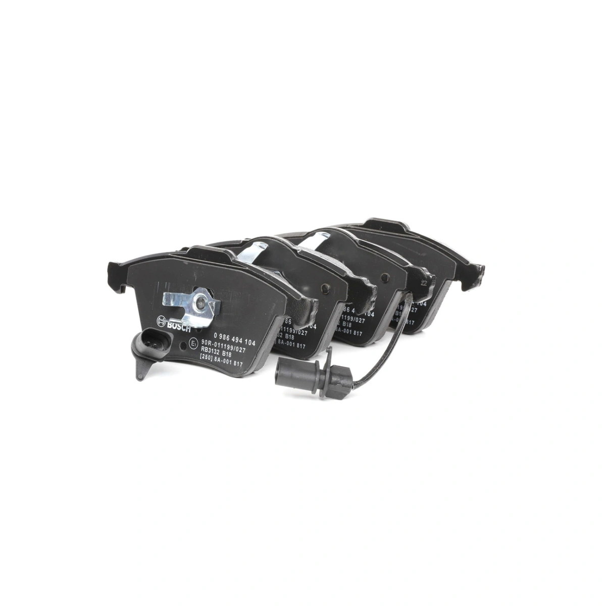 Bosch 0986494104 Ön Fren Balatası - Audi A4, Audi (Faw) A6L, Seat Exeo (2002-2013, 1.6-4.2L)