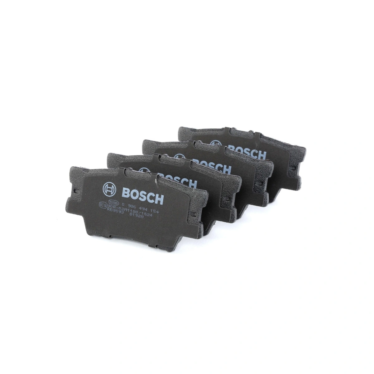 Bosch 0986494154 Arka Fren Balatası - Toyota Corolla/Camry, Toyota (Gac) Camry (2005-2019, 1.8-3.5L)