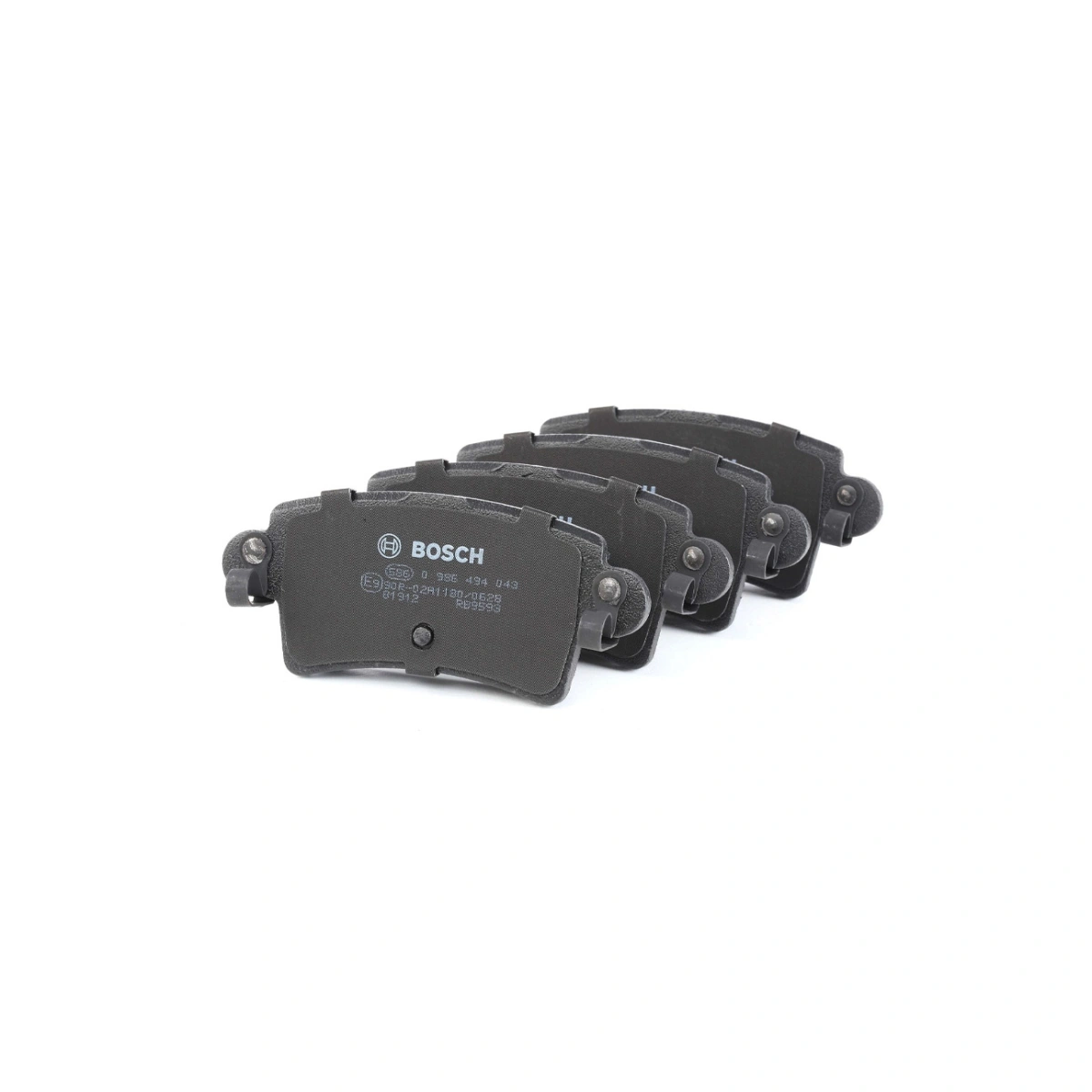 Bosch 0986494043 Arka Fren Balatası - Renault Master, Opel Moo, Nissan Interstar (1997-2011, 1.9-3.0L)